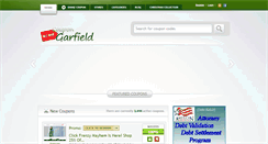 Desktop Screenshot of coupongarfield.com